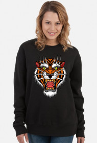 Bluza damska oldschool tiger