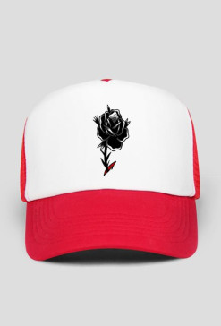 Czapka Oldschool rose