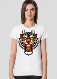 Koszulka damska Oldschool tiger