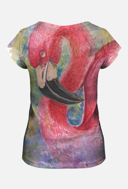 Koszulka z flamingiem