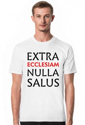 EXTRA ECCLESIAM koszulka biała