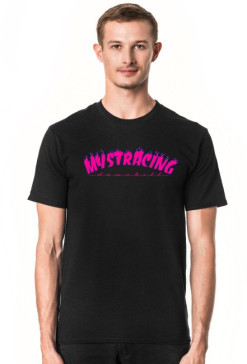 TSHIRT MĘSKI MYSTRACING FLAME PINK 2