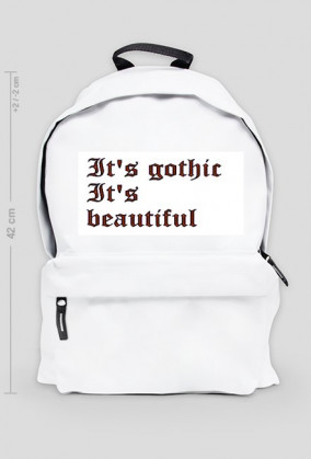 plecak It’s gothic It’s beautiful