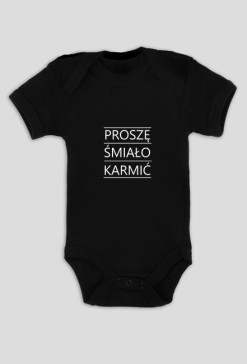 BODY NIEMOWLĘCE '' PROSZĘ ŚMIAŁO KARMIĆ '' IDEALNY PREZENT!