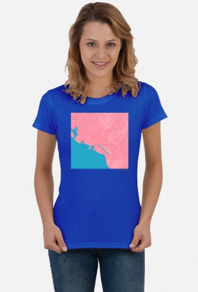 Koszulka z mapą Honolulu.