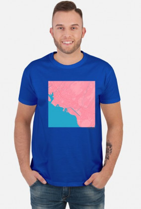 Koszulka z mapą Honolulu.