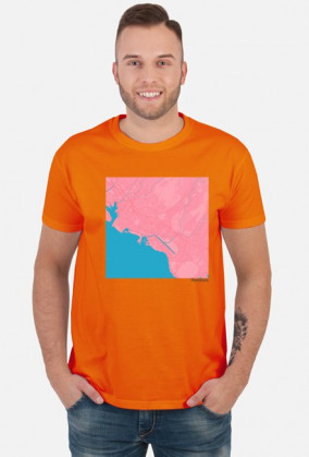 Koszulka z mapą Honolulu.