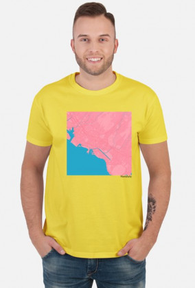 Koszulka z mapą Honolulu.