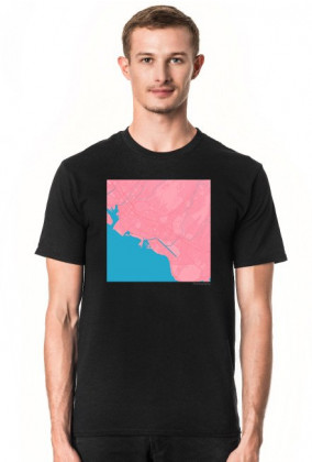 Koszulka z mapą Honolulu.