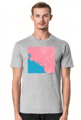 Koszulka z mapą Honolulu.
