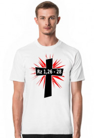 Rz 1,26-28 koszulka męska (wszystkie kolory)