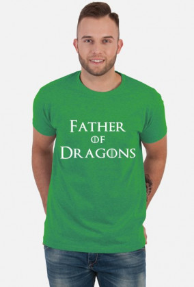 Koszulka Father of Dragons prezent dla taty