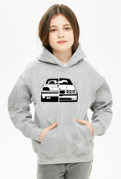 Front N Back E36 (bluza dziewczęca kapturowa)