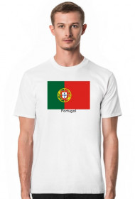 Koszulka z flagą Portugalii.