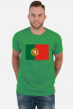 Koszulka z flagą Portugalii.