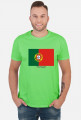 Koszulka z flagą Portugalii.