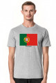 Koszulka z flagą Portugalii.
