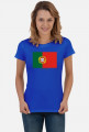 Koszulka z flagą Portugalii.