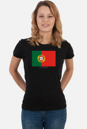Koszulka z flagą Portugalii.