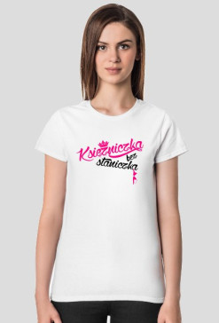 Księżniczka bez staniczka (bluzka damska) ciemna grafika