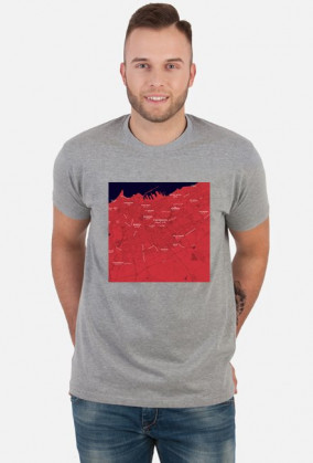 Koszulka z mapą Casablanki.