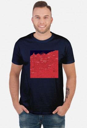 Koszulka z mapą Casablanki.