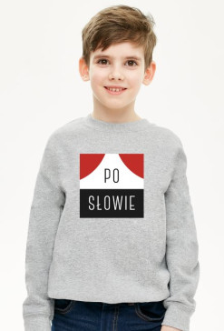 PO SŁOWIE: SZARA BLUZA CHŁOPIĘCA
