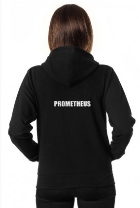 Bluza Prometheus Hood Black - Woman - PROGRESSIVE METAL