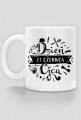 Urodzony w urodziny - Dzień Ojca - 23 czerwca - idealne na prezent dla taty na dzień ojca - styl retro - jeden kolor - czarny - kubek