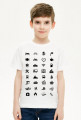 Koszulka podróżnika, Podróżnicza koszulka z 34 ikonkami dzięki którym, porozumiesz się w każdym kraju.
