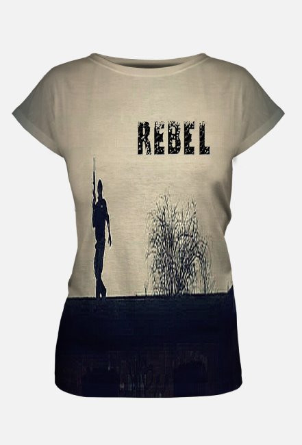 T-Shirt Rebel Soldier Full Print - Woman