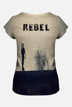 T-Shirt Rebel Soldier Full Print - Woman