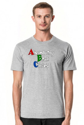 ABC - Absolutny Brak Chęci (koszulka męska)