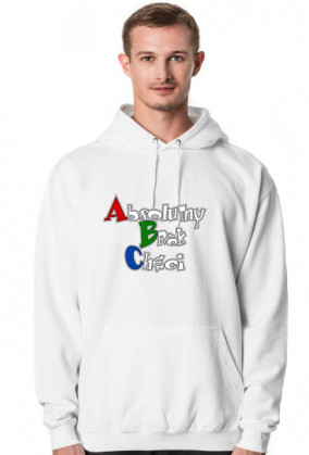 ABC - Absolutny Brak Chęci (bluza męska kapturowa)