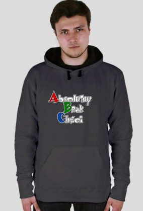 ABC - Absolutny Brak Chęci (bluza męska dwukolor)