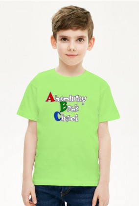 ABC - Absolutny Brak Chęci (koszulka chłopięca)