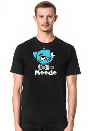 Koszulka czarna Meede x Gumball