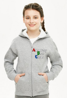ABC - Absolutny Brak Chęci (bluza dziewczęca rozpinana)
