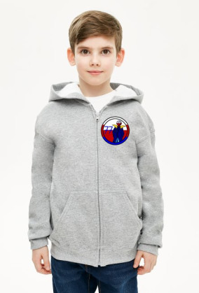 Polski Aleksander Siódmy - rozsuwana bluza chłopięca