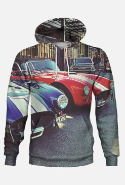 AC Shelby Cobra Roadster V2 (bluza fullprint kapturowa)