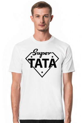 Koszulka męska jasna - Super Tata