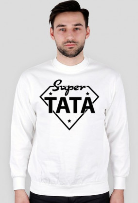 Bluza męska ciemna - Super Tata