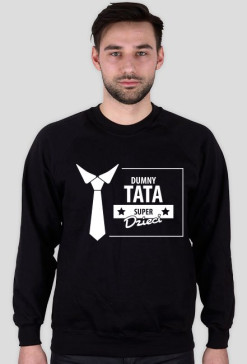 Bluza męska ciemna - Dumny Tata