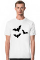 Koszulka męska jasna - Nietoperze