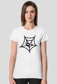 Koszulka damska jasna - Pająk
