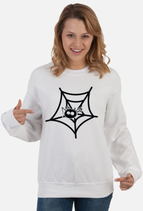 Bluza damska jasna - Pająk