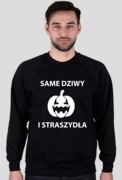 Bluza męska ciemna - Dziwy i straszydła