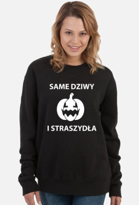 Bluza damska ciemna - Dziwy i straszydła
