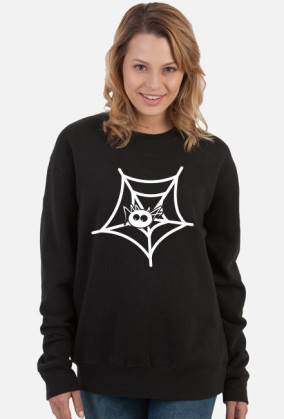 Bluza damska ciemna - Pająk