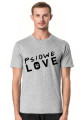Koszulka męska jasna - Psiowe love